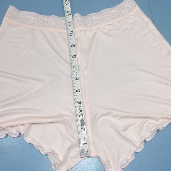 Silksilky Light Pink Lingerie Boxer Briefs Silk Knitted Panties Medium Like New - Picture 10 of 12